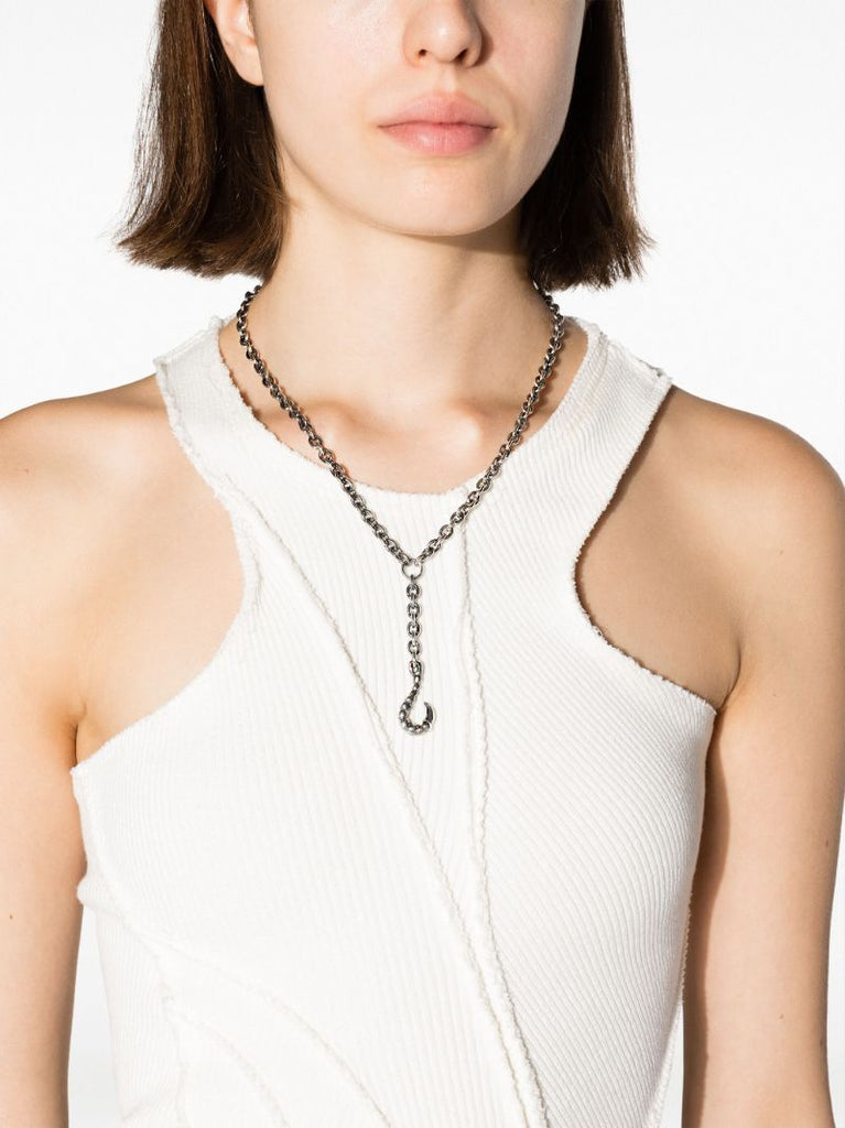 Sterling Silver Talon Necklace