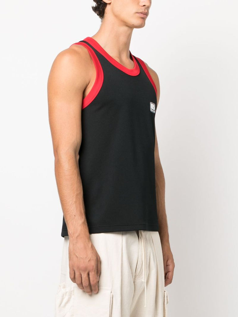 Black Diop Logo-patch Tank Top
