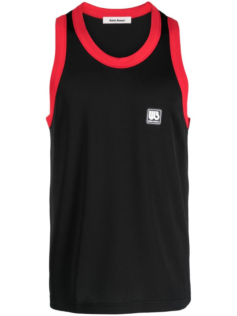 Black Diop Logo-patch Tank Top