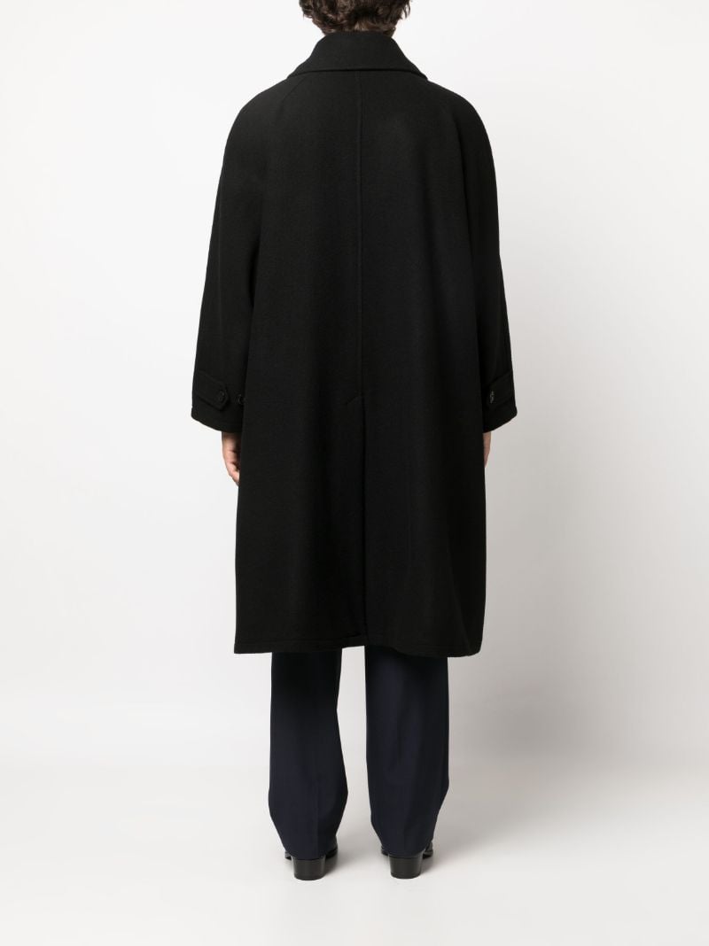 Black Big Mac Wool Coat