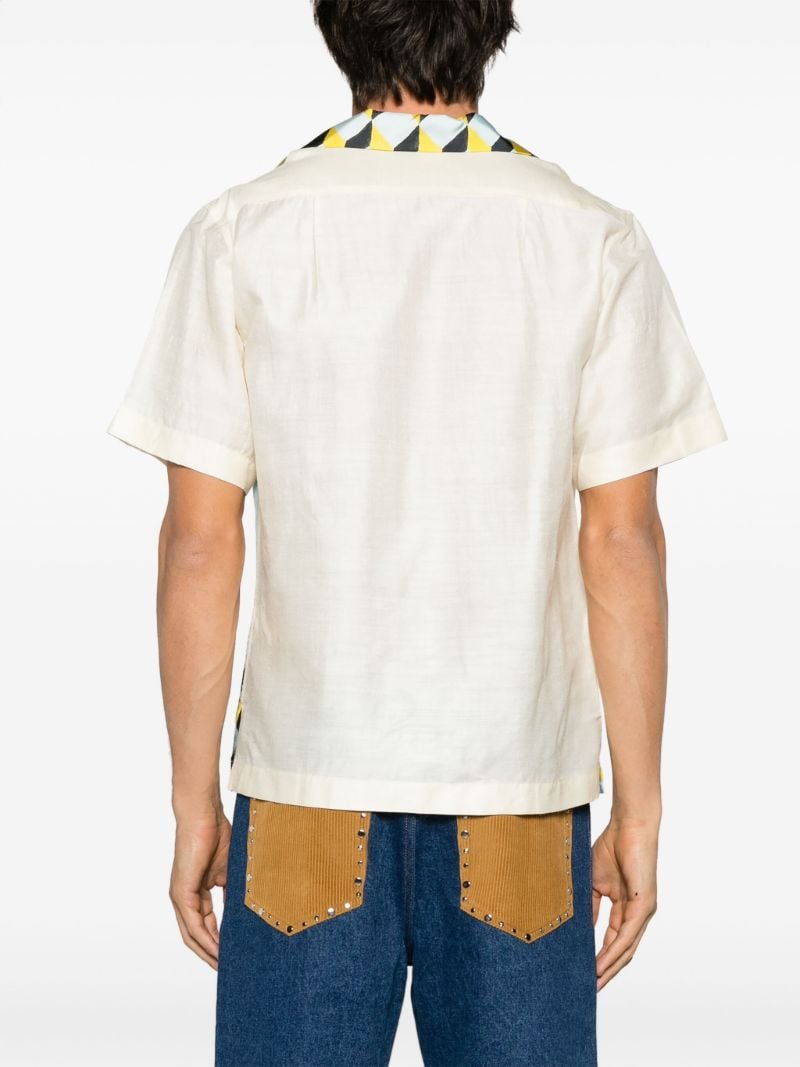 Multicolour Birdsong Silk Shirt