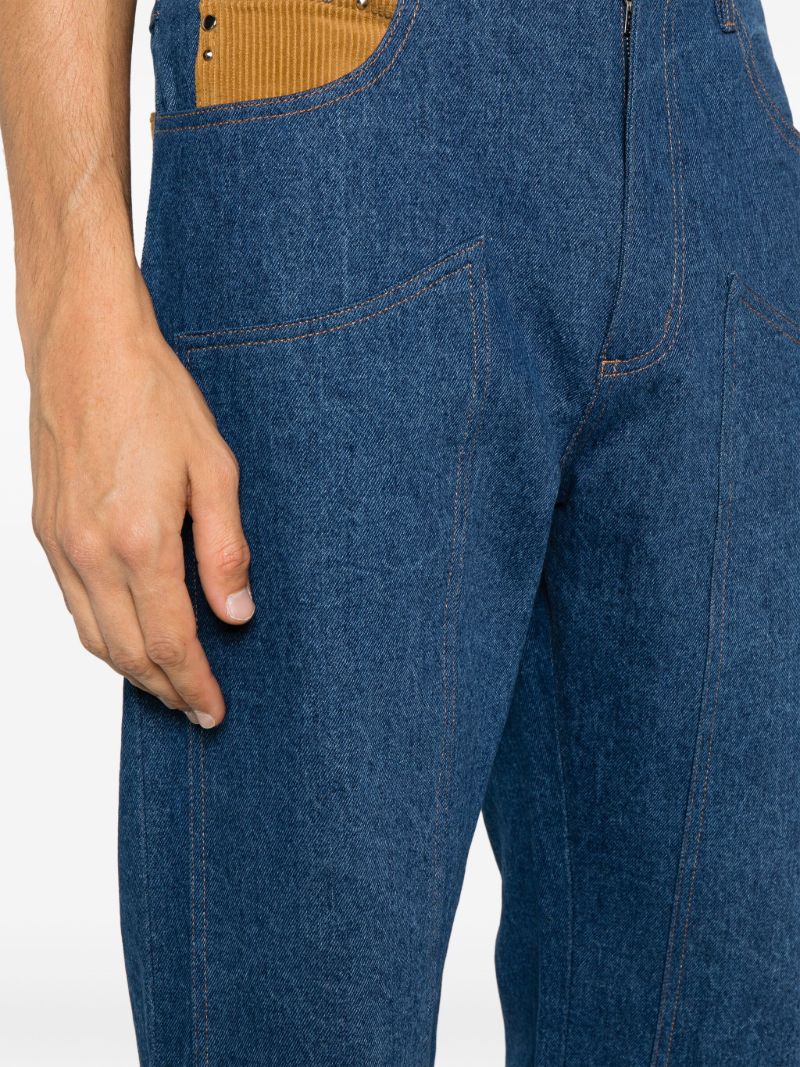Blue Wander Two-tone Jeans
