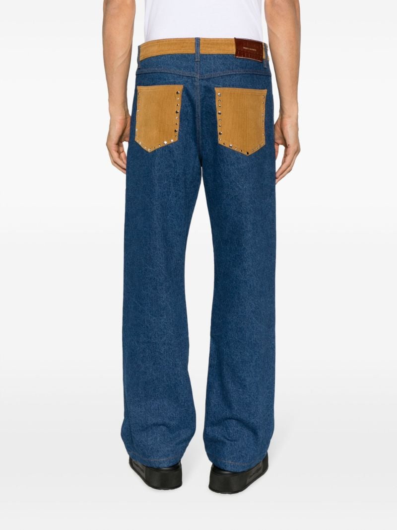 Blue Wander Two-tone Jeans