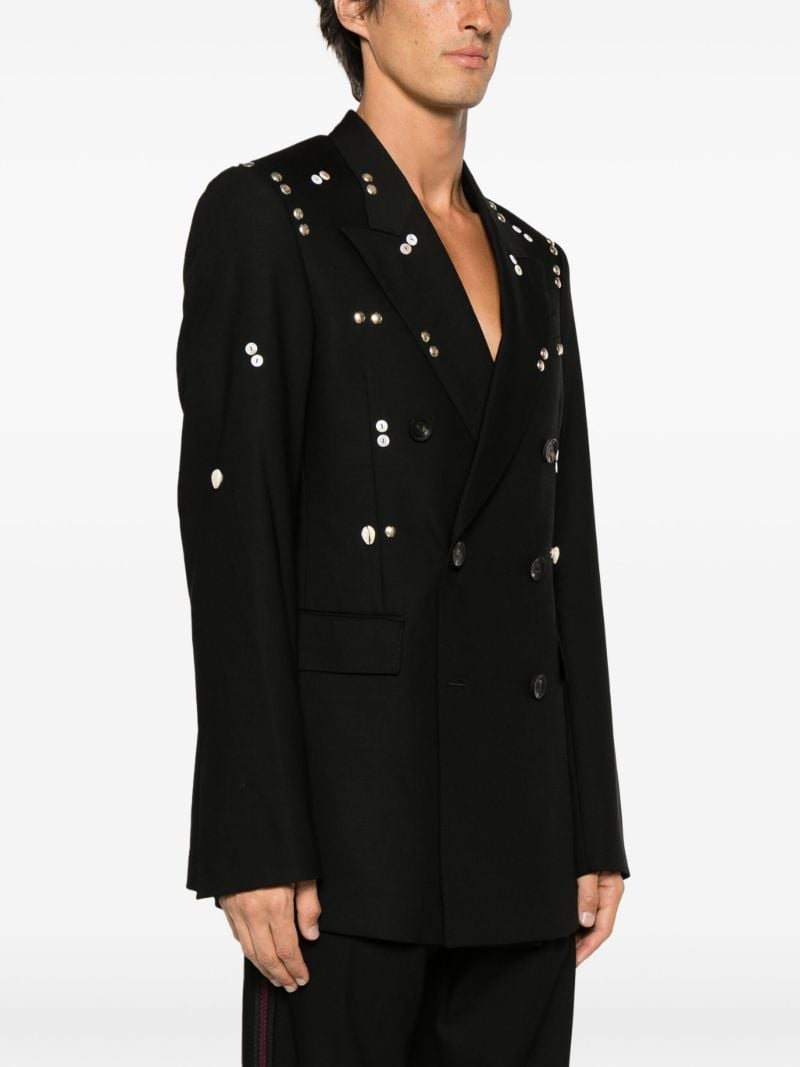 Black Dakar Wool Blazer