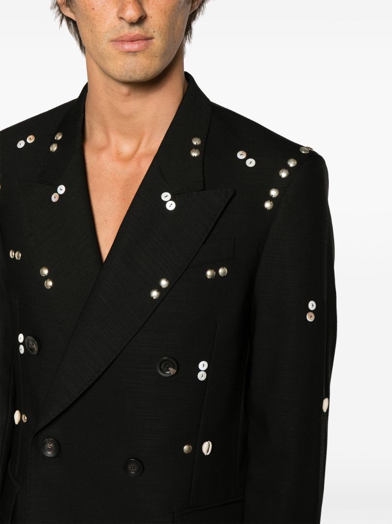 Black Dakar Wool Blazer
