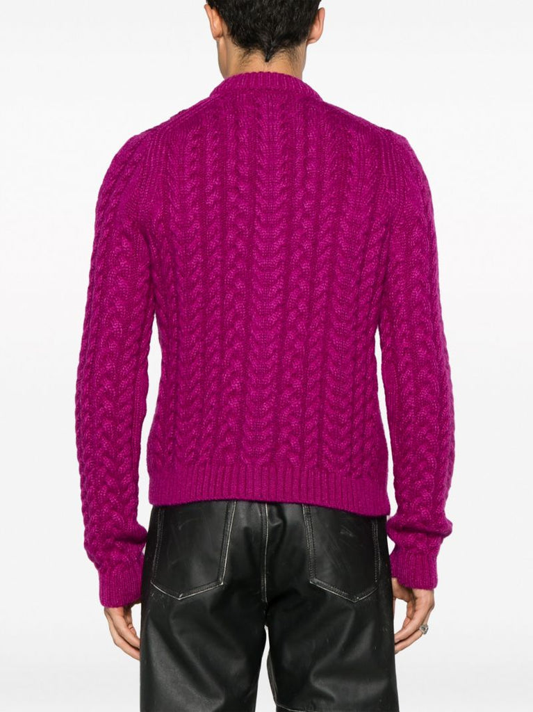 Pink Liberty Cable Knit Cardigan