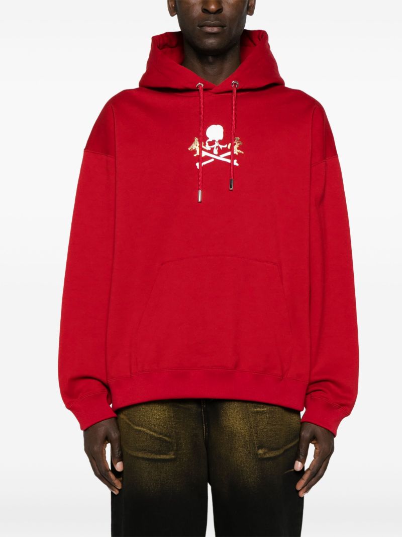 Red Prosperity Cotton Hoodie