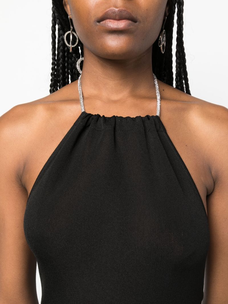 Black Halterneck Maxi Dress