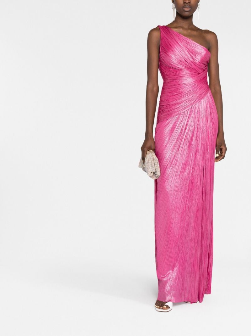 Pink Esther One-shoulder Dress