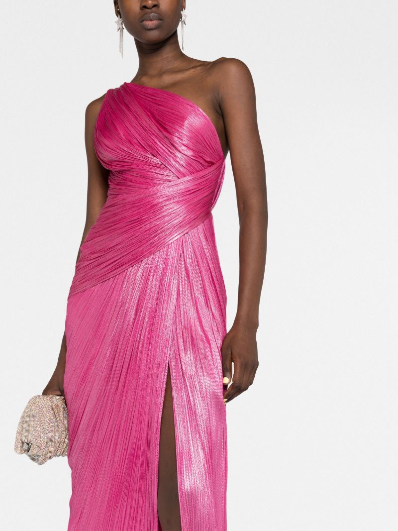 Pink Esther One-shoulder Dress
