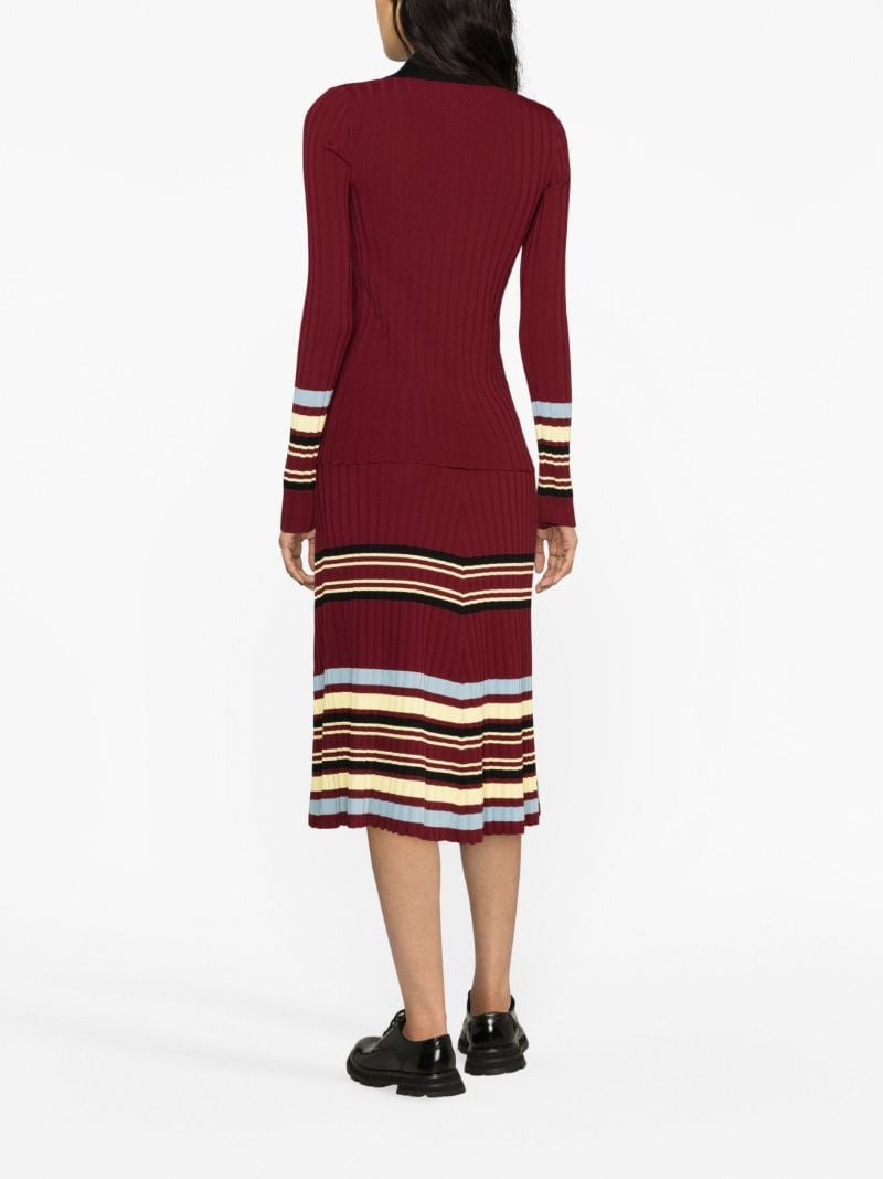 Red Wander Knitted Top