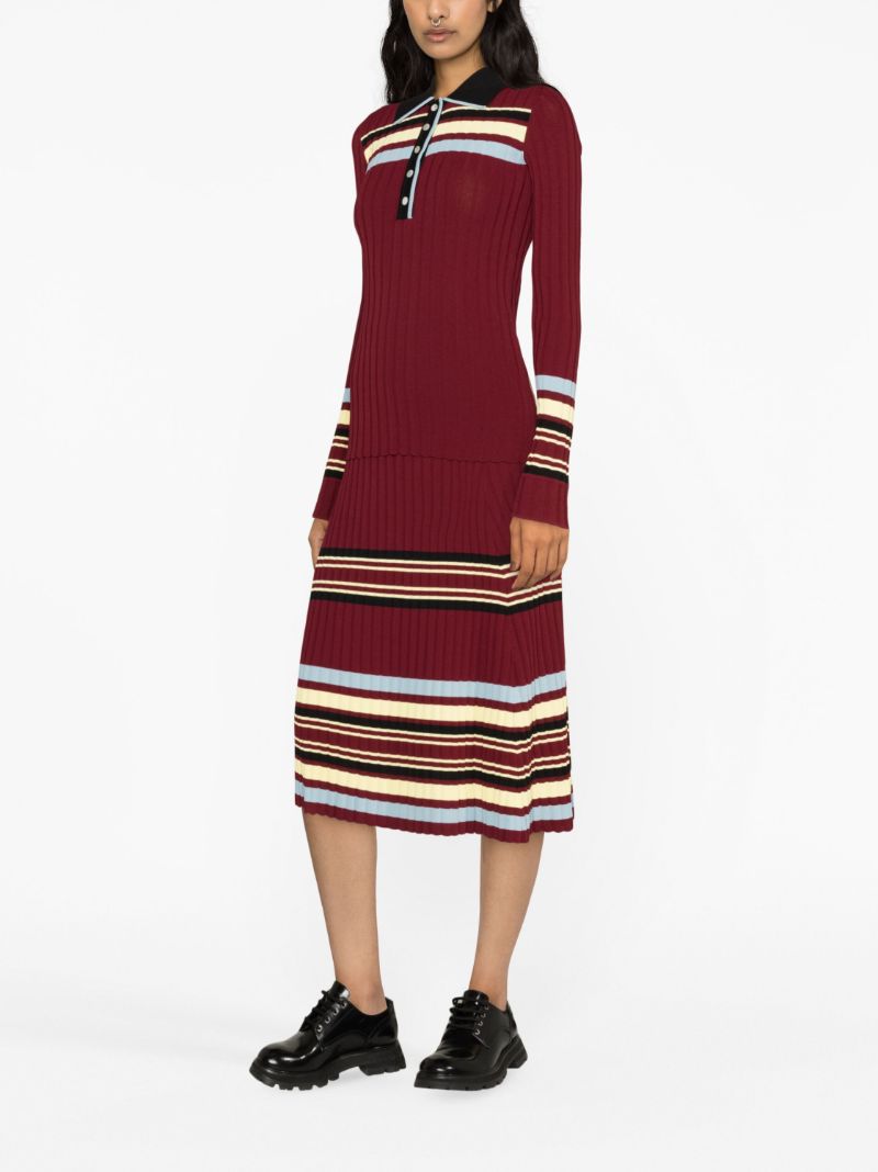 Red Wander Knitted Top
