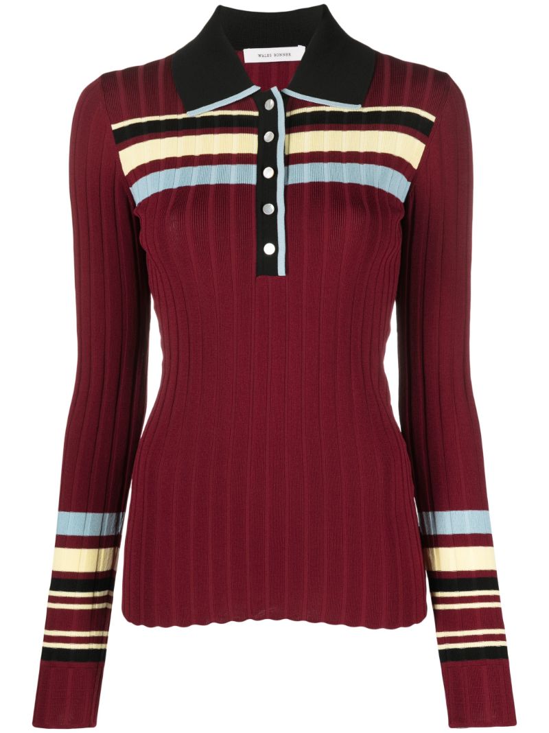 Red Wander Knitted Top