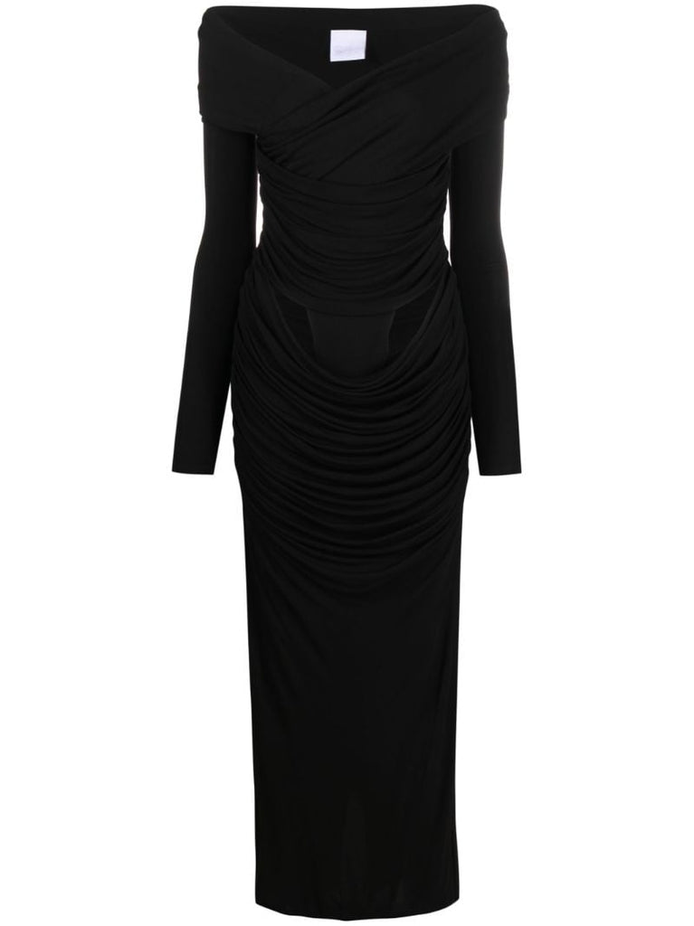 Black Otto Cut-out Maxi Dress