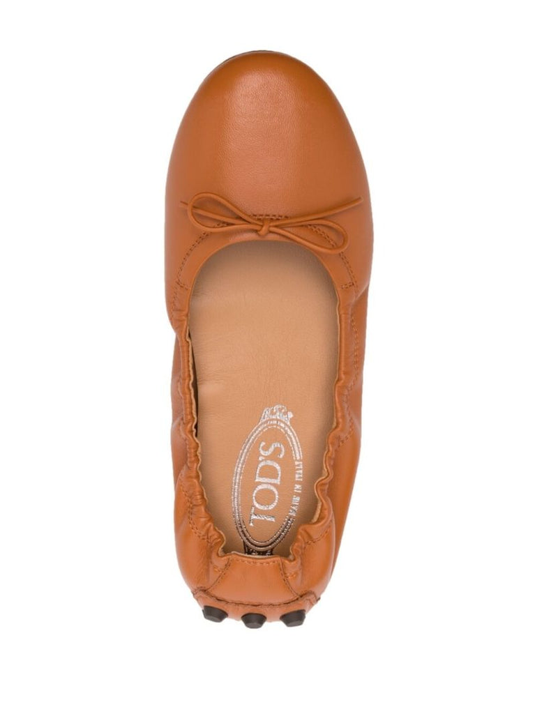 Brown Gommino Ballerina Shoes