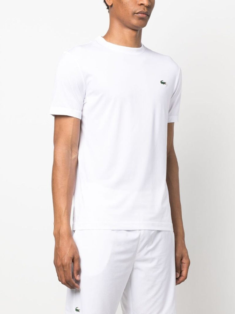 White Embroidered Logo T-shirt