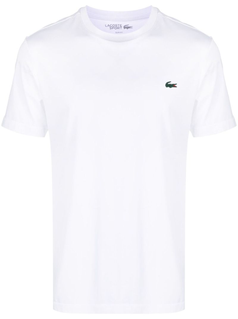 White Embroidered Logo T-shirt