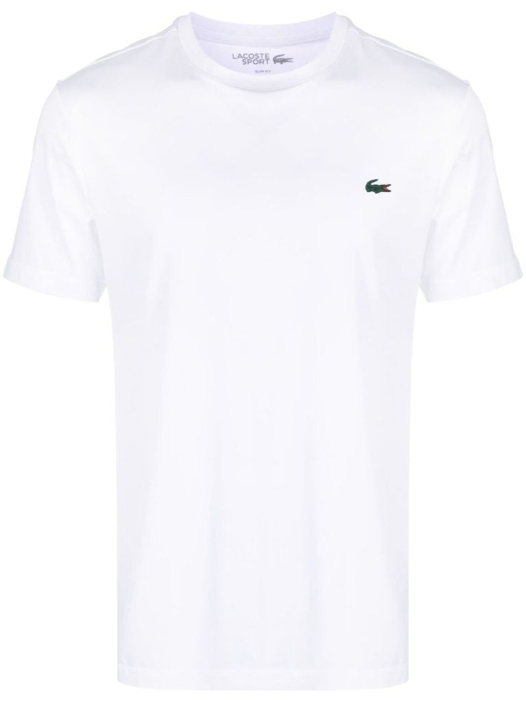 White Embroidered Logo T-shirt