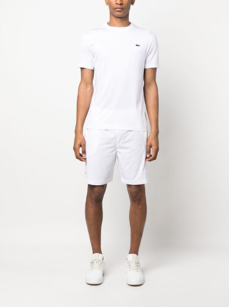 White Embroidered Logo T-shirt