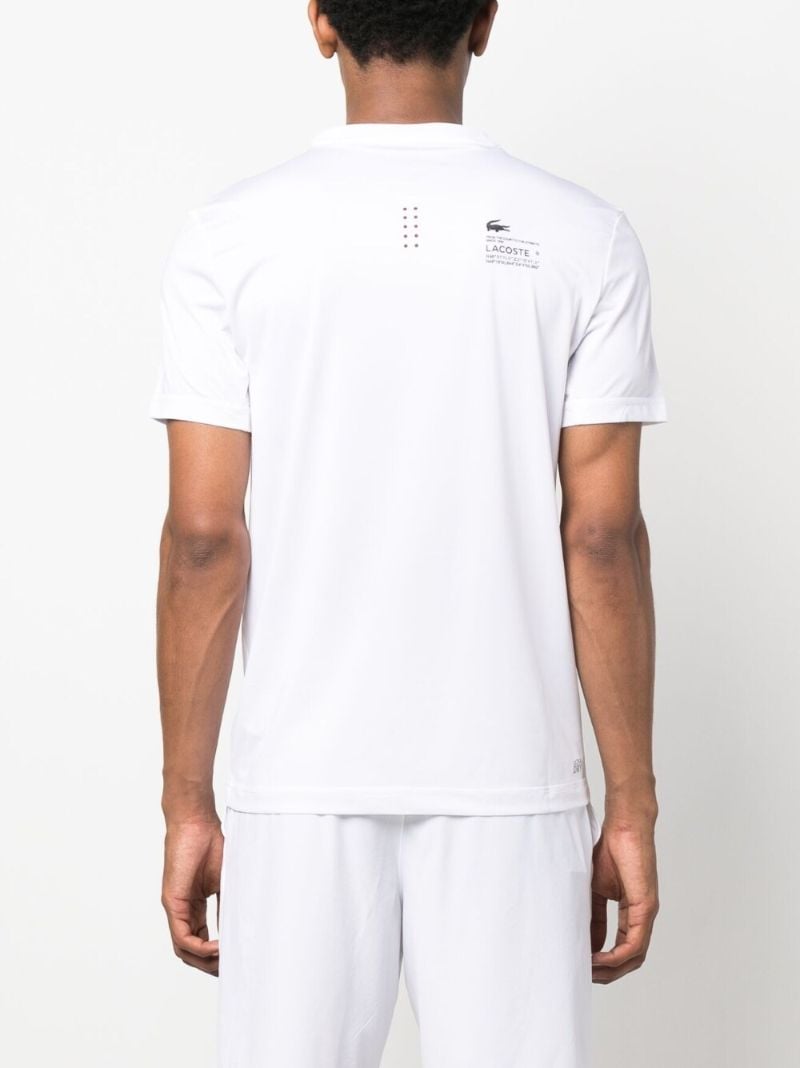White Embroidered Logo T-shirt