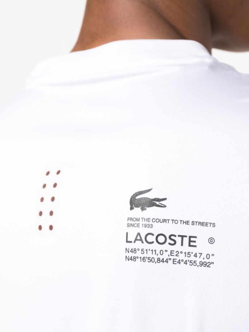 White Embroidered Logo T-shirt