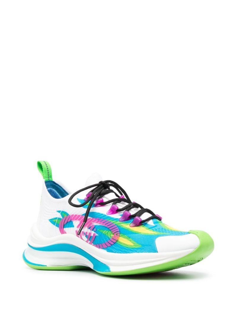 White Run Low Top Sneakers