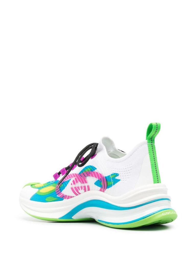 White Run Low Top Sneakers
