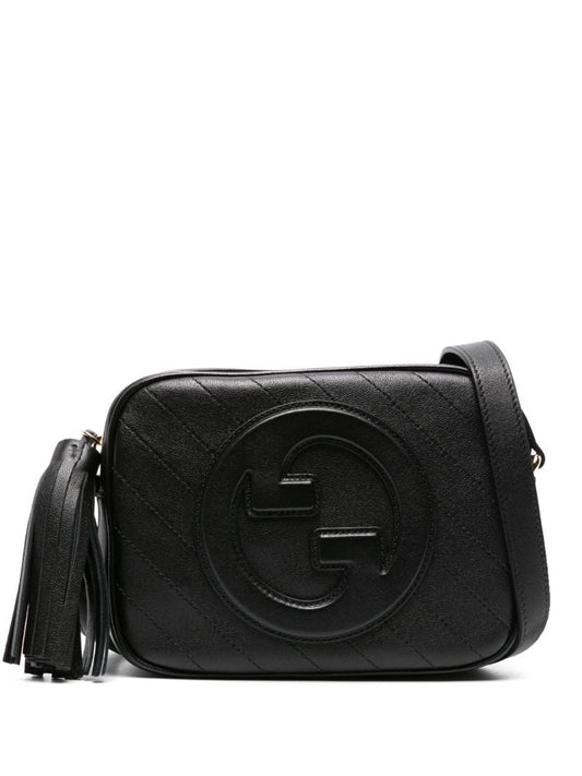 Black Blondie Leather Shoulder Bag
