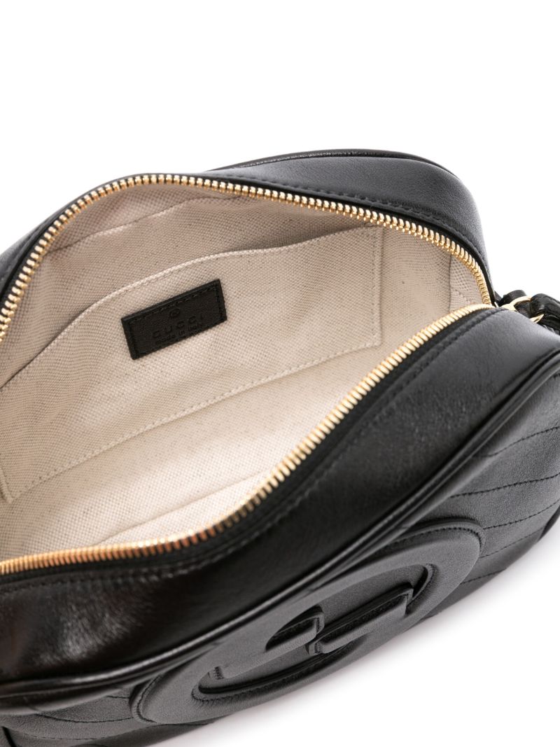 Black Blondie Leather Shoulder Bag