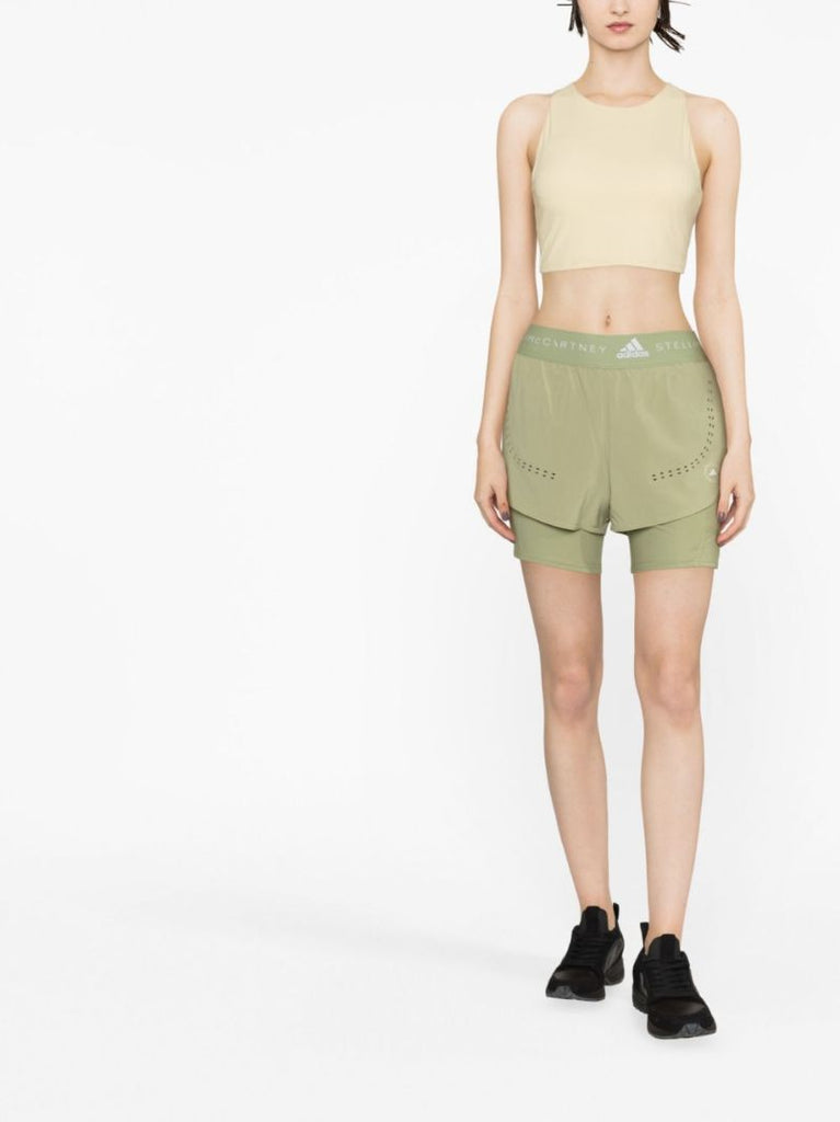 Green Truepurpose Two-in-one Performance Shorts