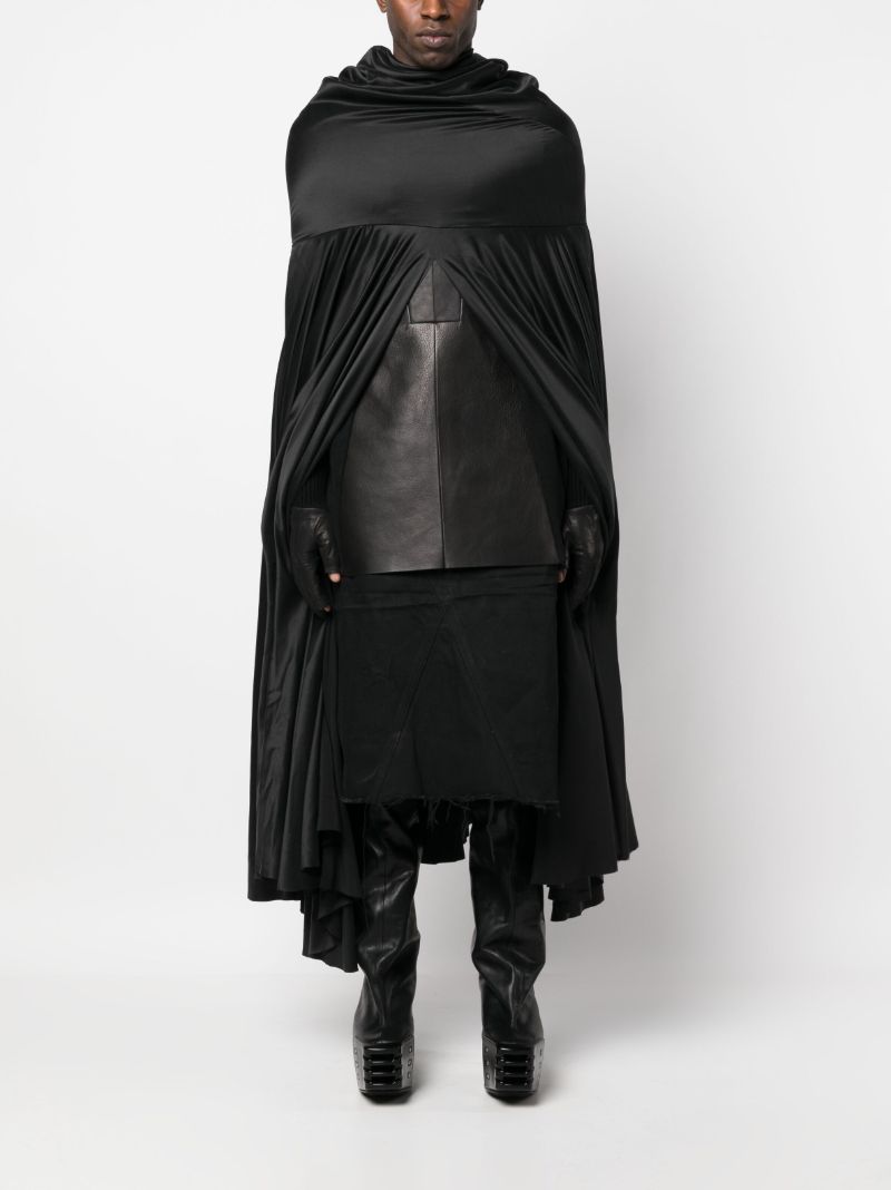 Black Luxor Panelled Tank Top