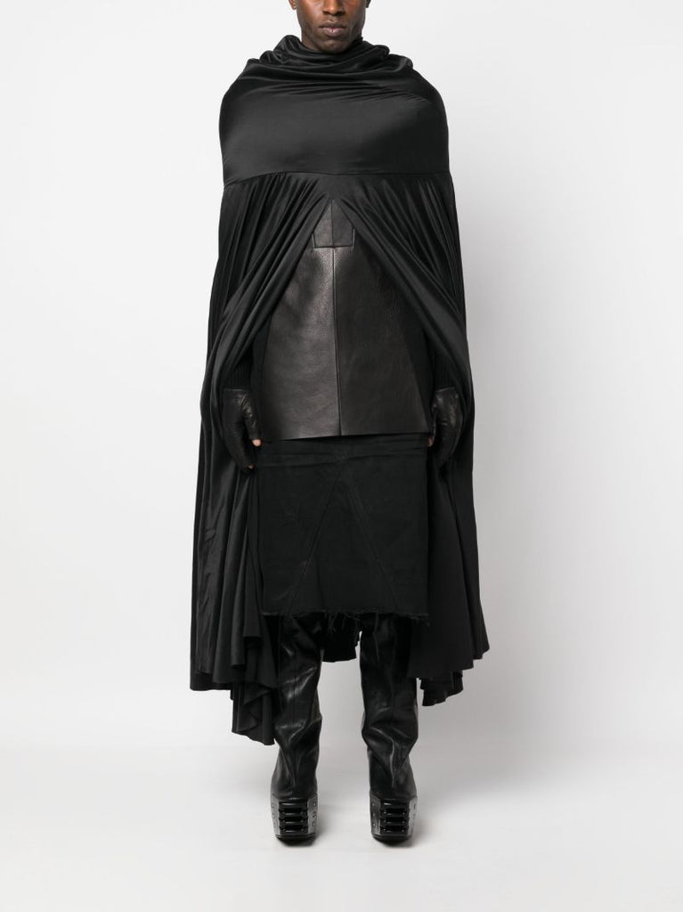 Black Luxor Panelled Tank Top