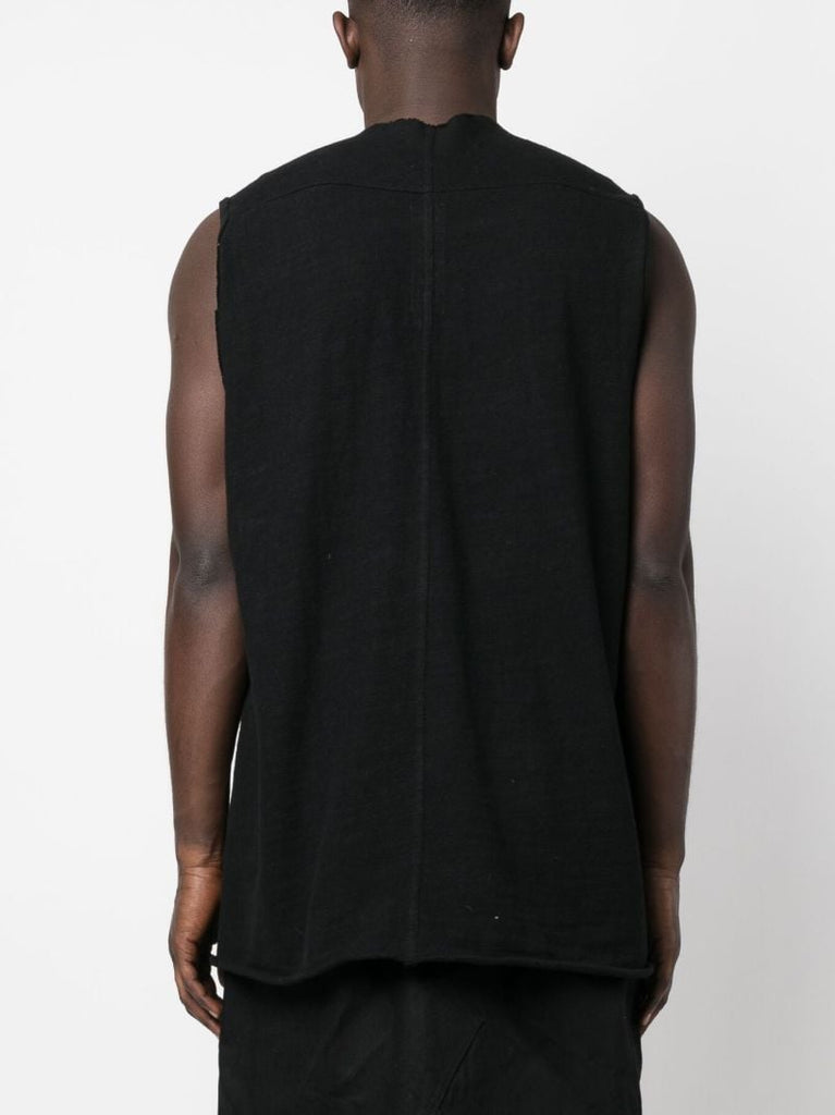 Black Luxor Panelled Tank Top