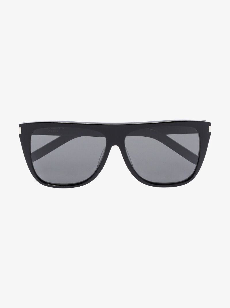 Black Sl 1 Slim Square Sunglasses