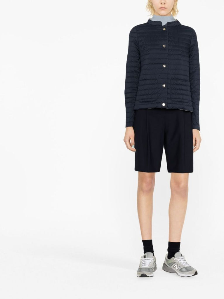 Blue Nuage Reversible Quilted Jacket