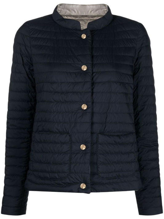 Blue Nuage Reversible Quilted Jacket