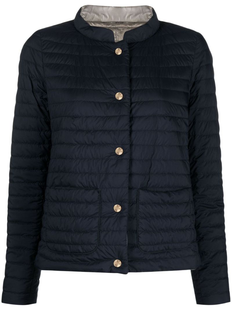 Blue Nuage Reversible Quilted Jacket