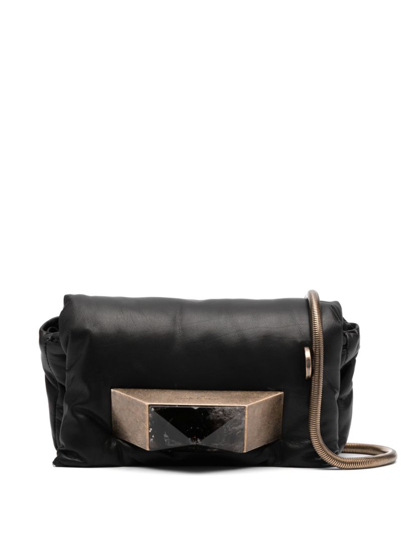 Black Leather Shoulder Bag