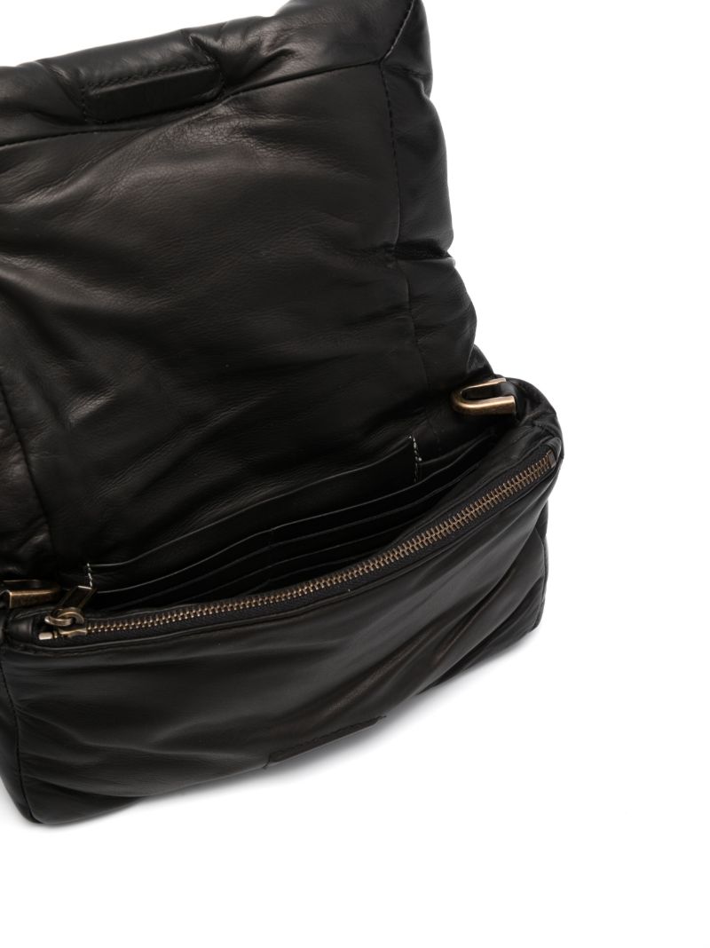 Black Leather Shoulder Bag