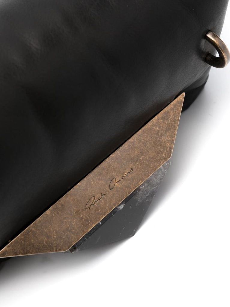Black Leather Shoulder Bag