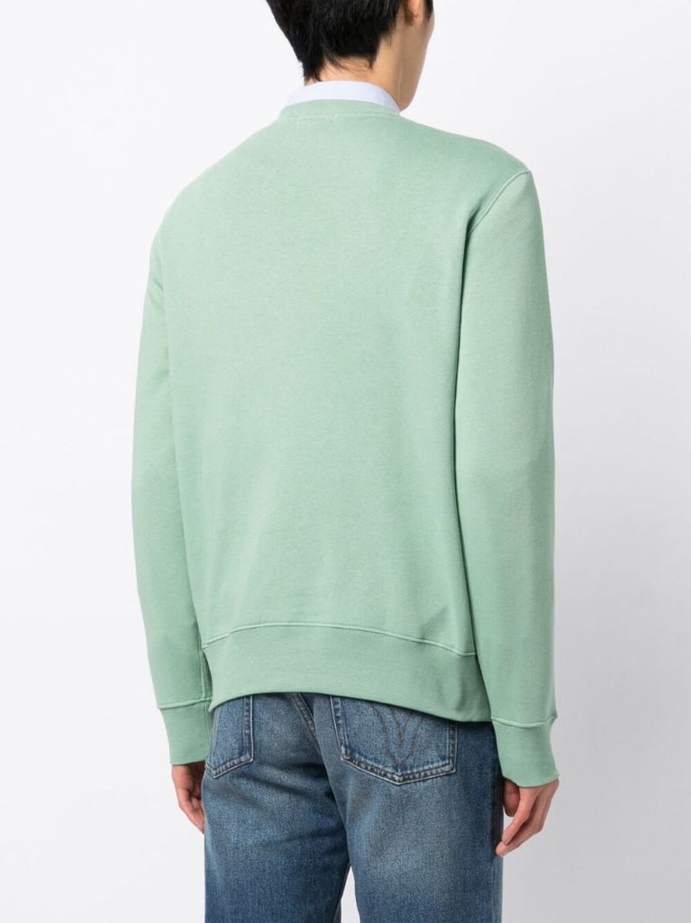 Green Fishing Bear Sweatshirt