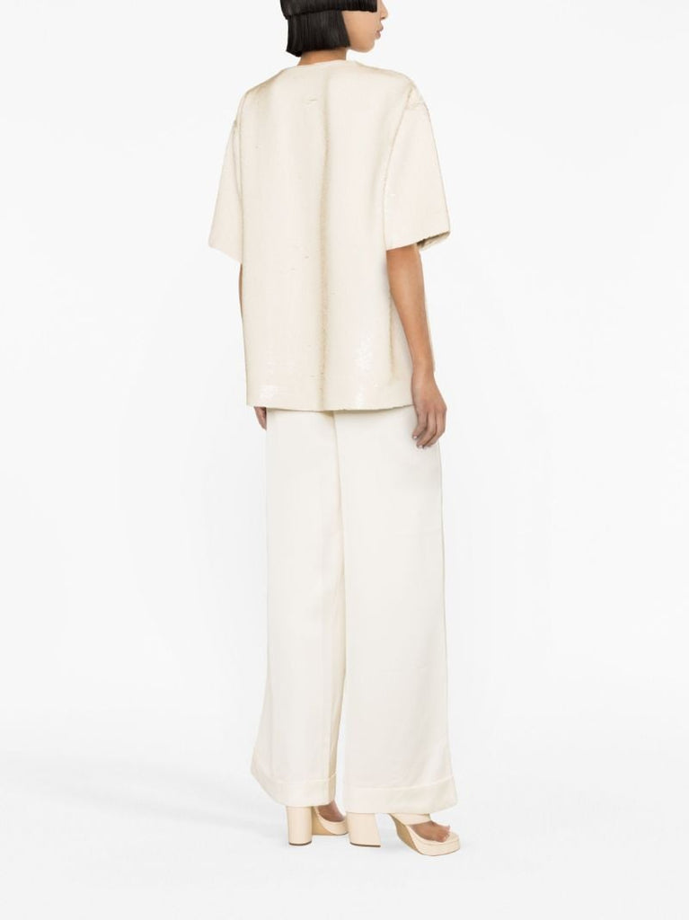 Neutral Jones Sequinned T-shirt