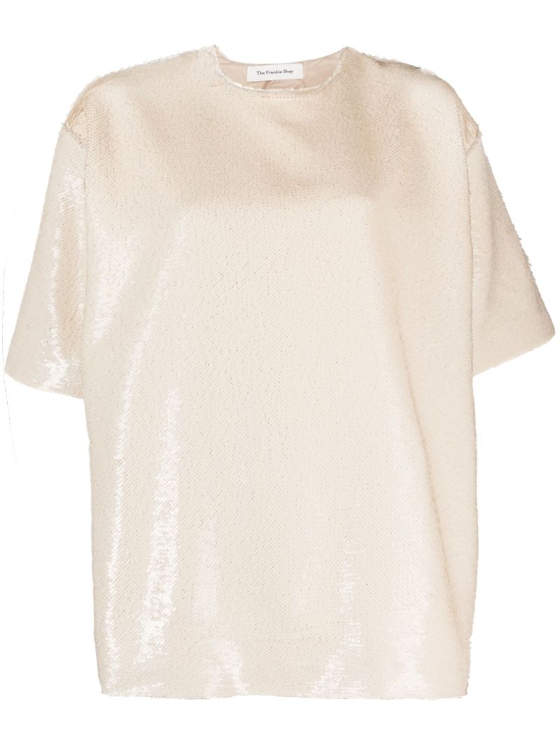 Neutral Jones Sequinned T-shirt
