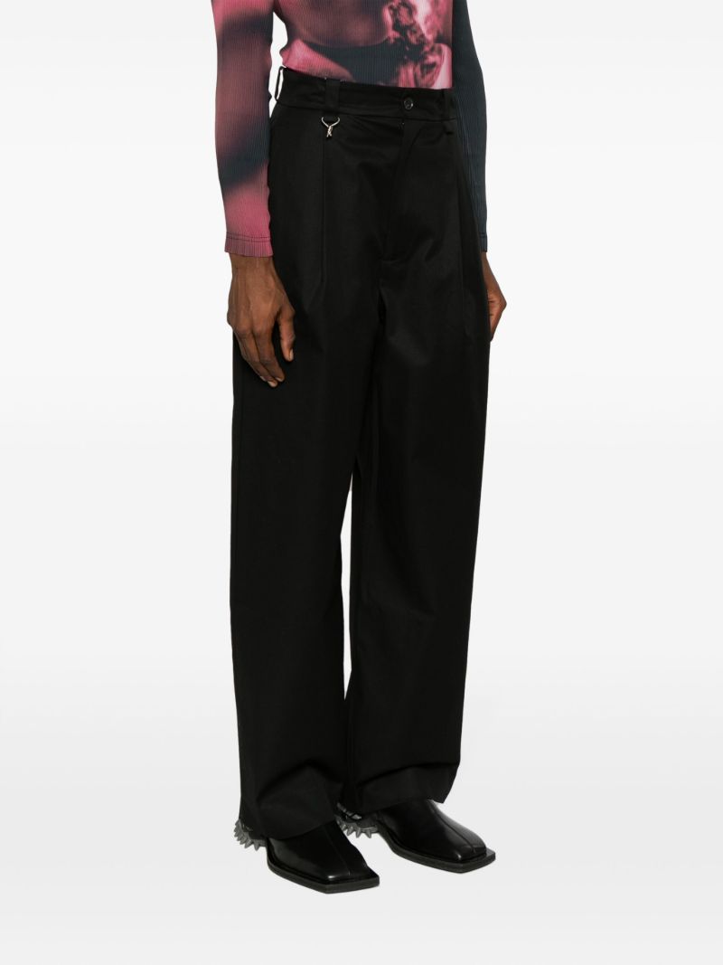 Black Scout Cotton Trousers