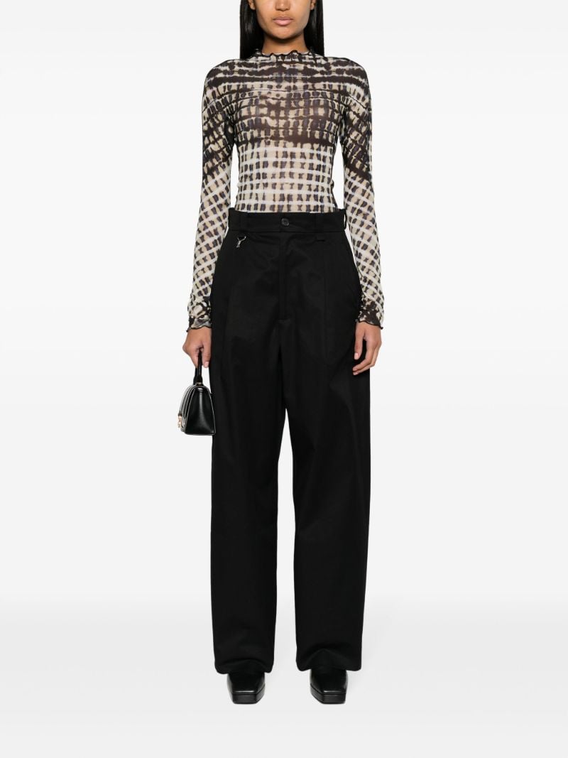 Black Scout Cotton Trousers