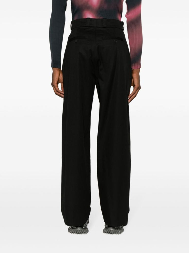 Black Scout Cotton Trousers