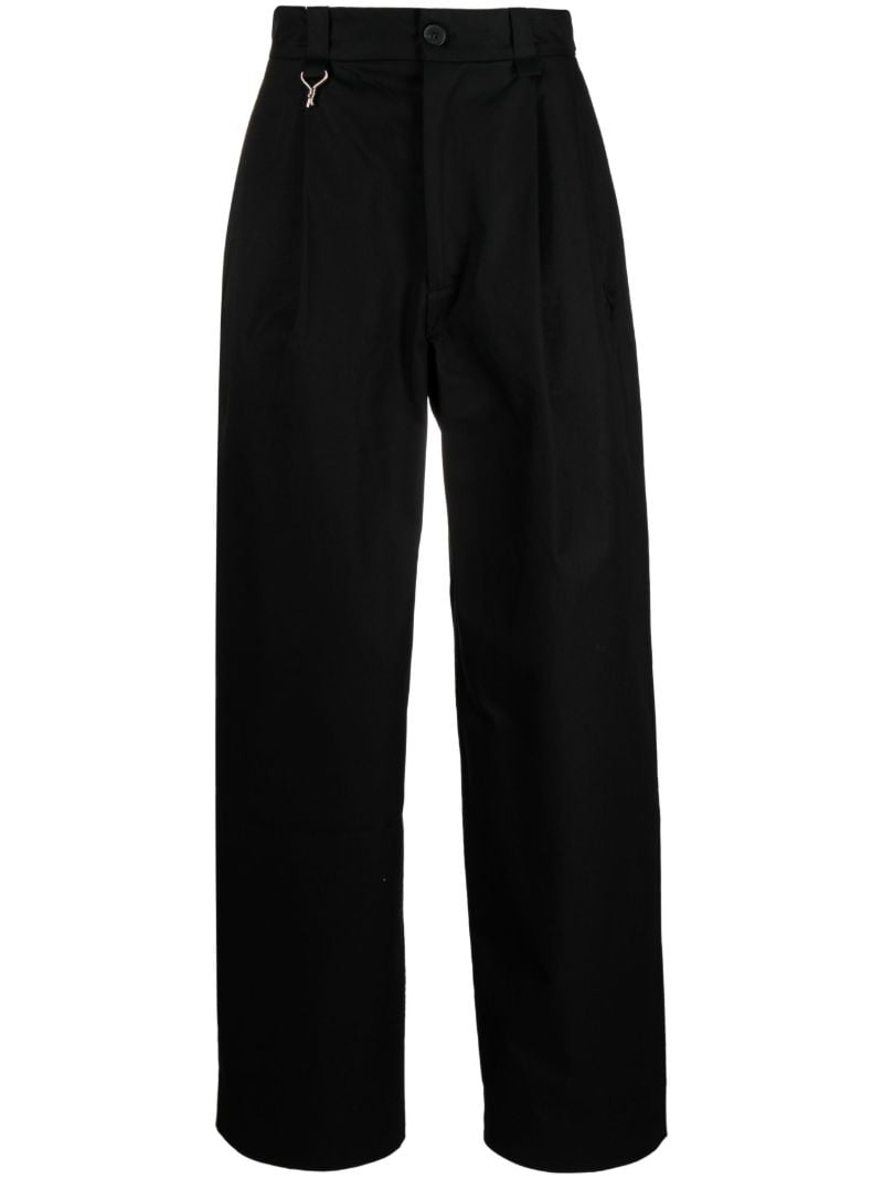 Black Scout Cotton Trousers