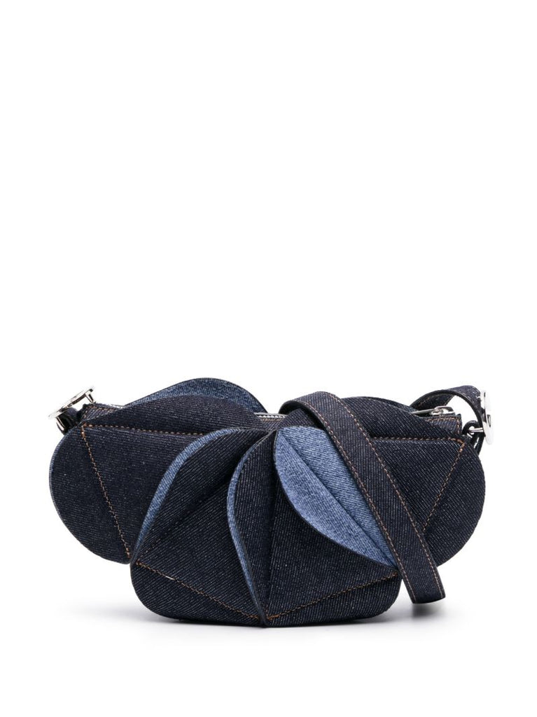 Blue Origami Denim Shoulder Bag