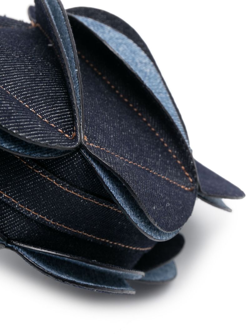 Blue Origami Denim Shoulder Bag