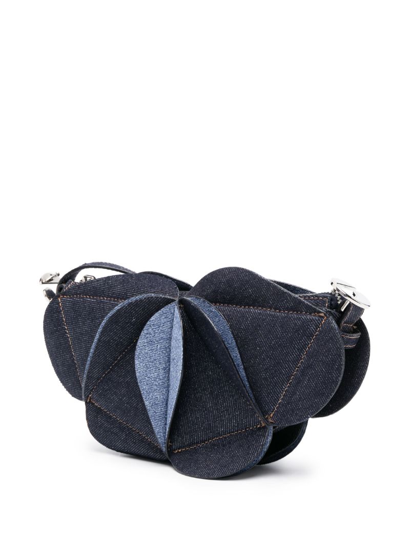 Blue Origami Denim Shoulder Bag